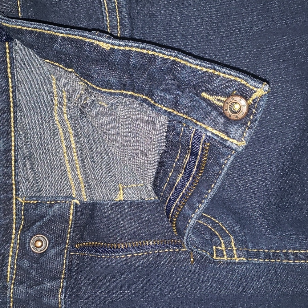 Cat & Jack Straight Super Stretch Jeans 16 - Picture 2 of 5